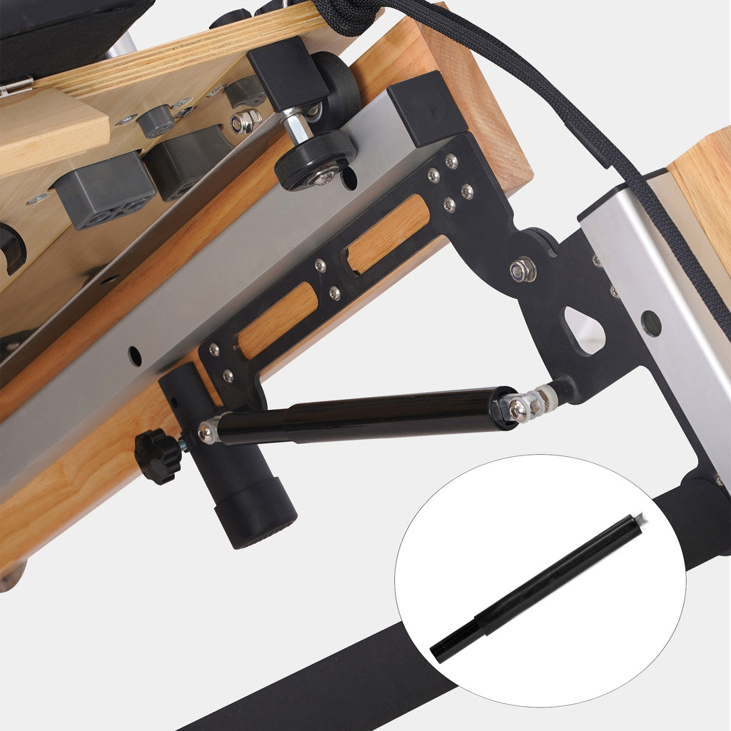 Oak Foldable Pilates Reformer—Home Essential