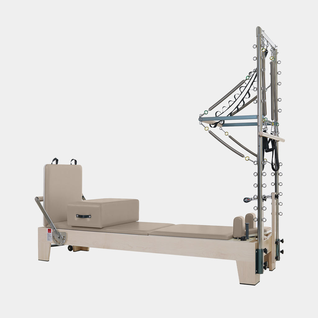 Maple Pilates Reformer With Tower—Studio Pro
